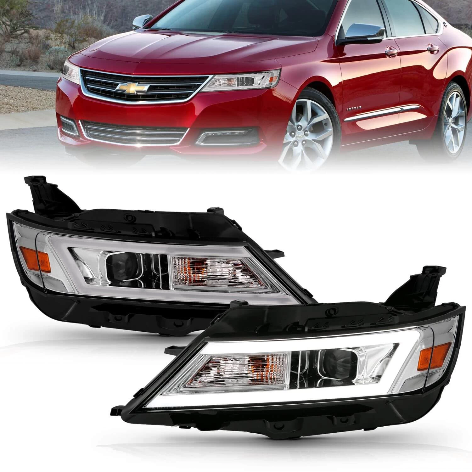 Anzo Light Bar Style Projector Headlights 4 Anzo Light Bar Style Projector Headlights - Image 2