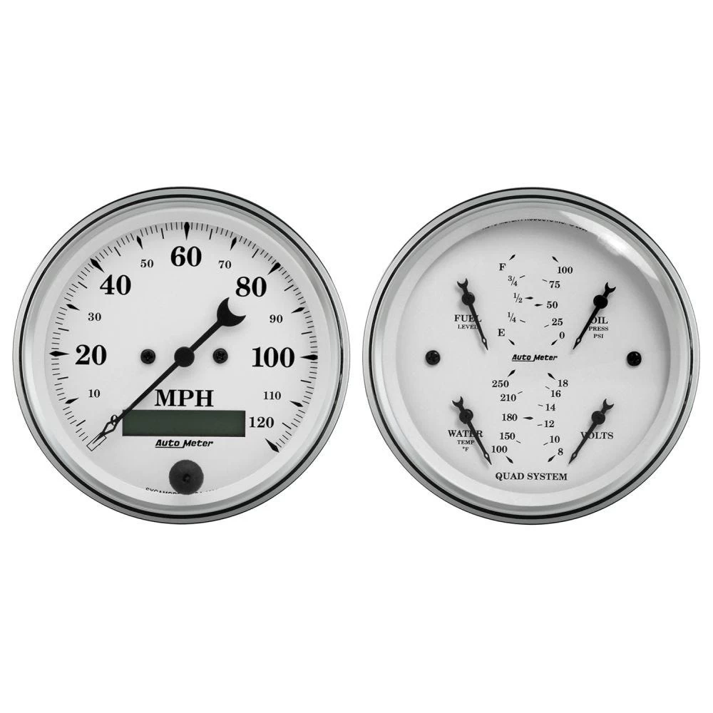 Auto Meter Old Tyme White Kits 3 Auto Meter Old Tyme White Kits