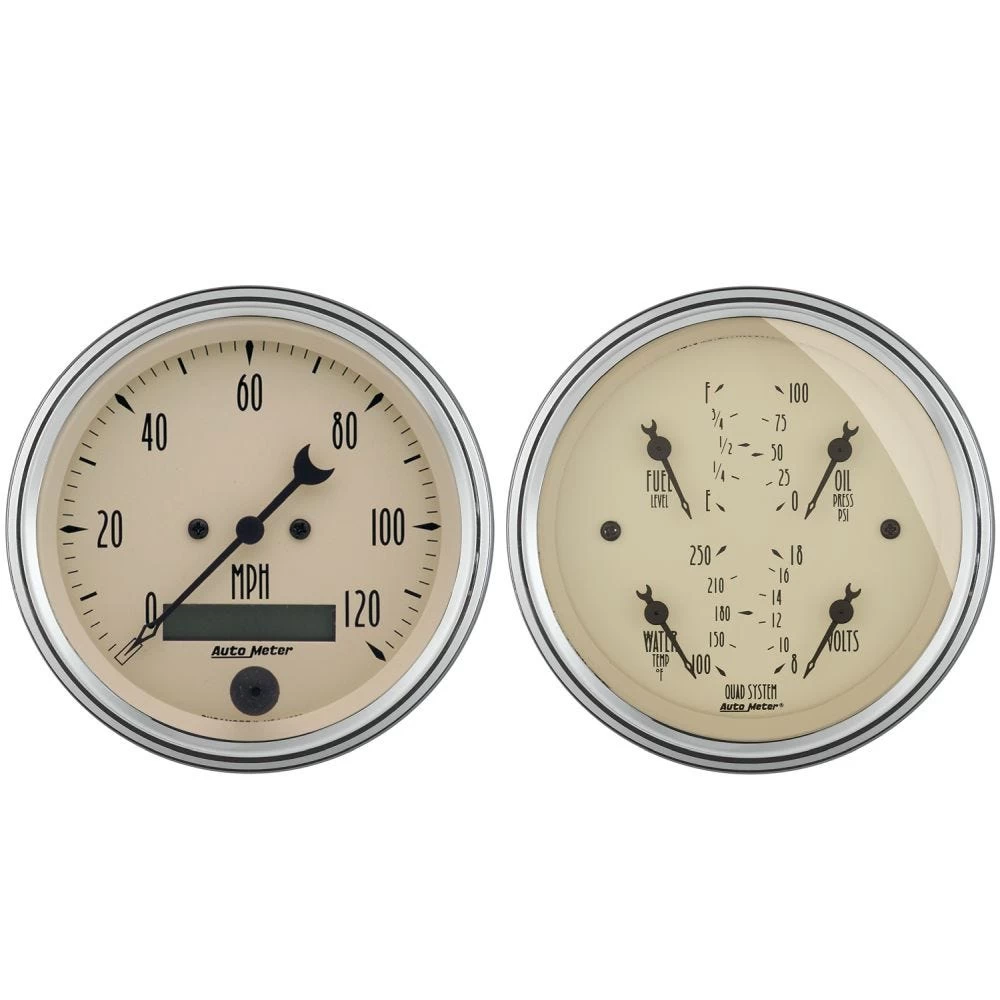 Auto Meter Antique Beige Kits 3 Auto Meter Antique Beige Kits