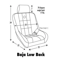 Corbeau Baja Low Back Racing Seats -Auto Parts Store corbeau baja low back black vinyl 02