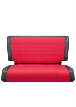 Corbeau Jeep Rear Seat Covers -Auto Parts Store corbeau jeep rear seat cover red cloth 01