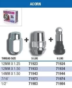Gorilla Acorn Wheel Installation Kits