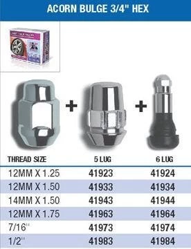 Gorilla Acorn Bulge Wheel Installation Kits 3 Gorilla Acorn Bulge Wheel Installation Kits