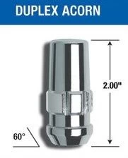 Gorilla Duplex Acorn Original Wheel Locks
