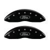 MGP Black Caliper Covers 2 MGP Black Caliper Covers -Auto Parts Store mgp f3frdbk 168