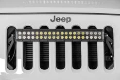 Rough Country Black Series Light Bar 8 Rough Country Black Series Light Bar -Auto Parts Store roughcountry light mounts jeep grille 70633 70920bl single upper 32