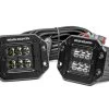 Rough Country Black Series Square Light -Auto Parts Store roughcountry lights 2in flush leds 70803bl base 41