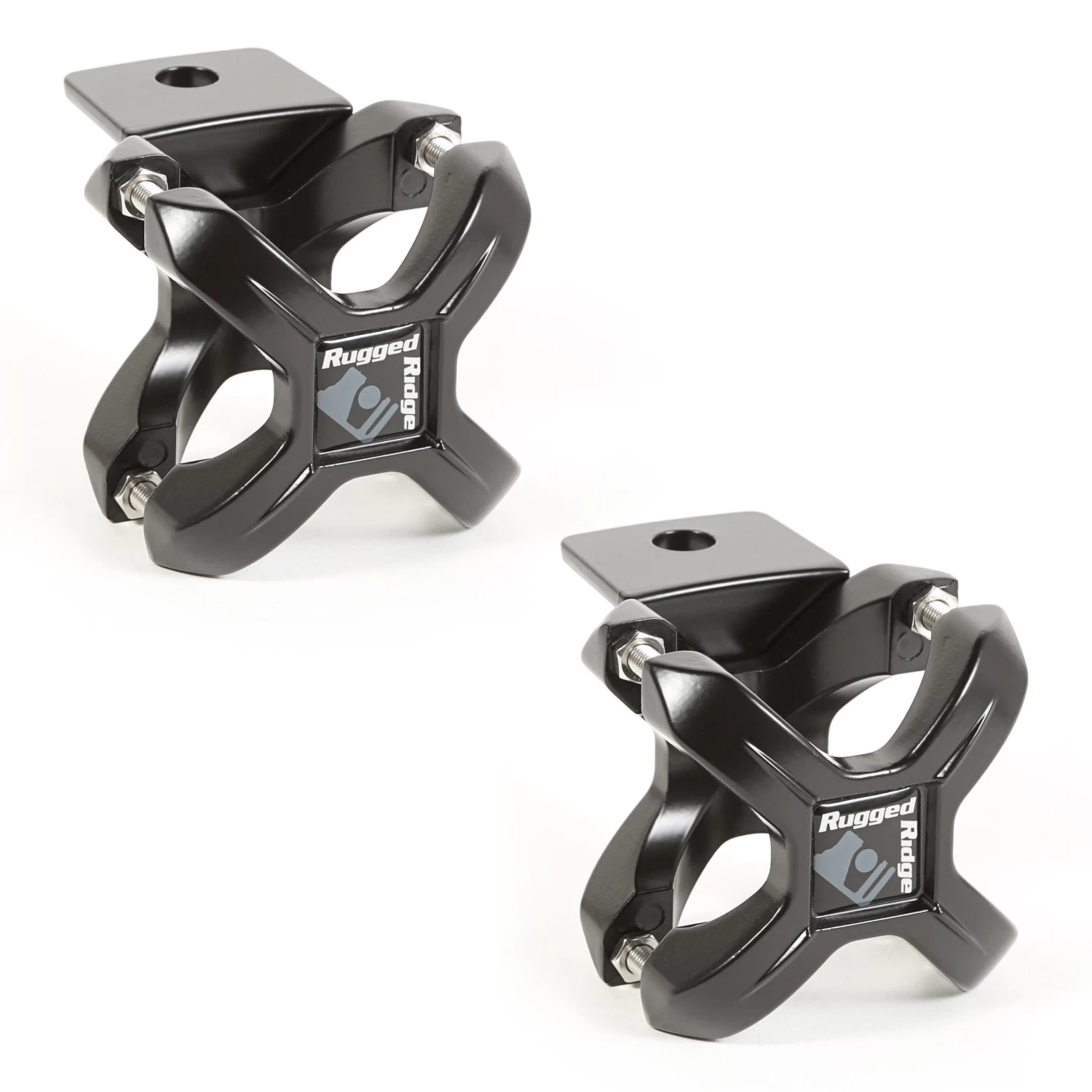 Rugged Ridge X-Clamp Light Mounting Brackets 3 Rugged Ridge X-Clamp Light Mounting Brackets