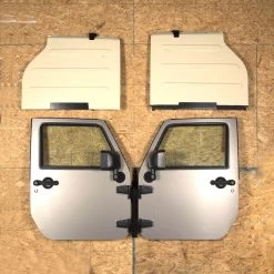 Rugged Ridge Wall Mount Door Holders -Auto Parts Store ruggedridge 12107 18 installed1 2