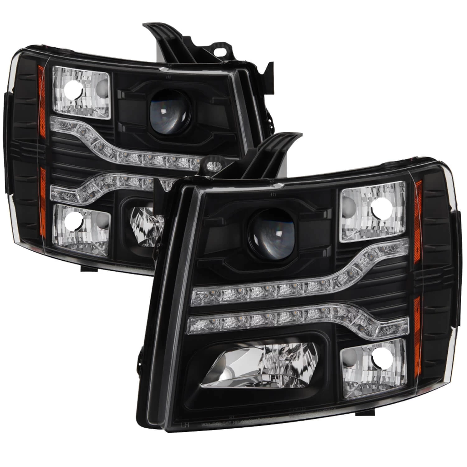 Spyder Automotive Version 2 DRL LED Projector Headlights 3 Spyder Automotive Version 2 DRL LED Projector Headlights