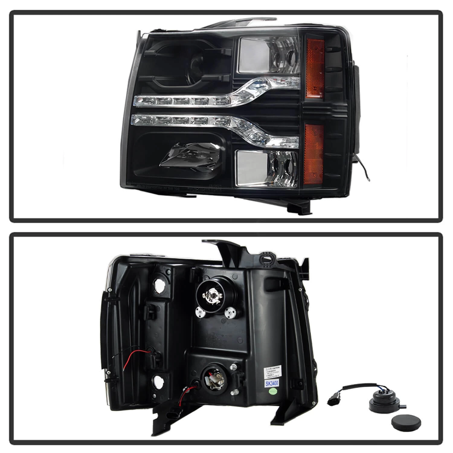 Spyder Automotive Version 2 DRL LED Projector Headlights 6 Spyder Automotive Version 2 DRL LED Projector Headlights - Image 4