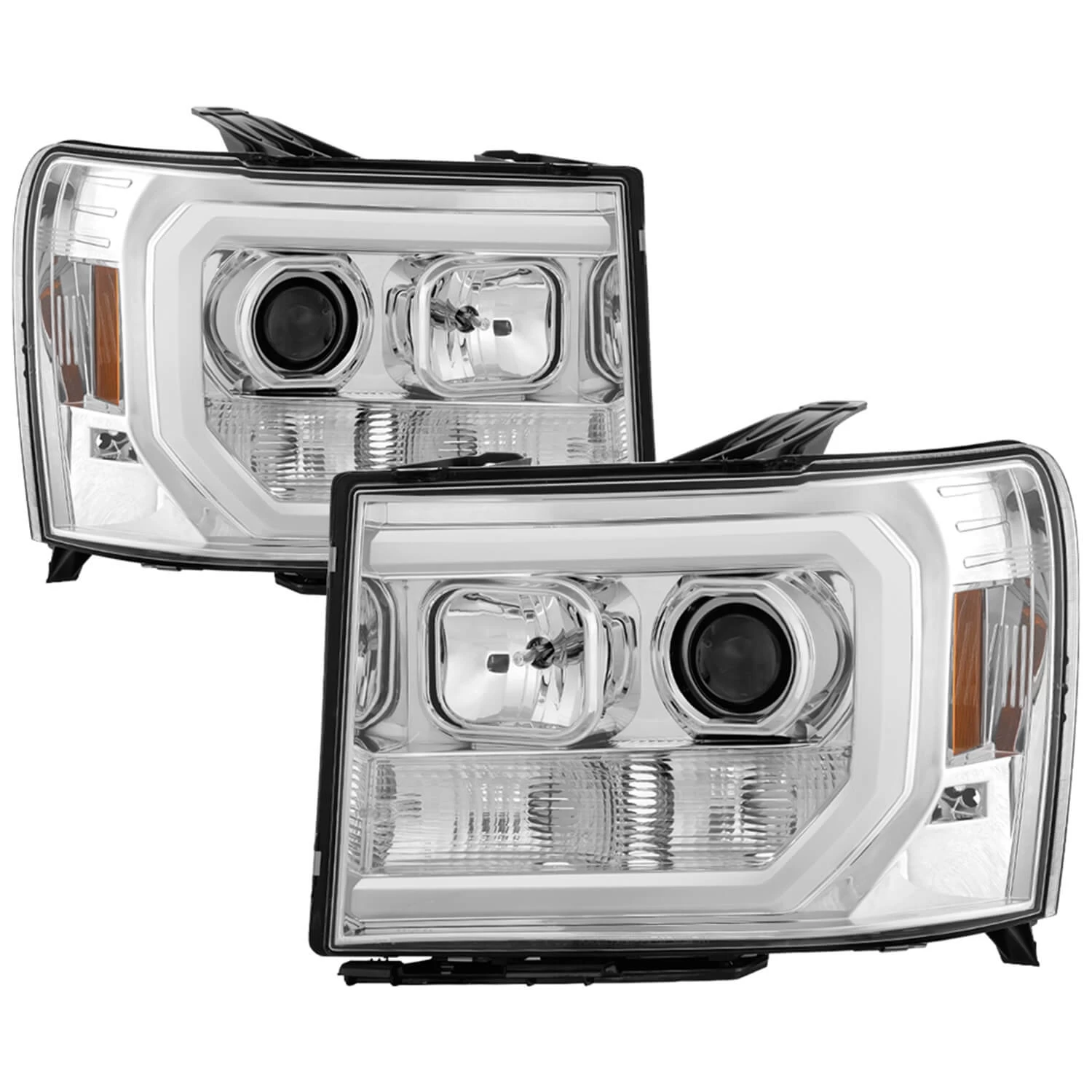 Spyder Automotive Version 2 Light Bar Style DRL Projector Headlights 4 Spyder Automotive Version 2 Light Bar Style DRL Projector Headlights - Image 2
