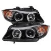 Spyder Automotive Halo Amber Projector Headlights 1 Spyder Automotive Halo Amber Projector Headlights -Auto Parts Store spyder pro yd bmwe9005 am bk 16