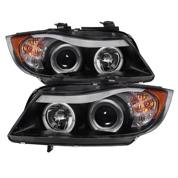 Spyder Automotive Halo Amber Projector Headlights 3 Spyder Automotive Halo Amber Projector Headlights