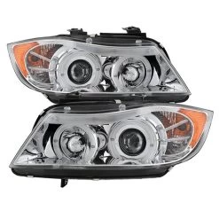 Spyder Automotive Halo Amber Projector Headlights 7 Spyder Automotive Halo Amber Projector Headlights -Auto Parts Store spyder pro yd bmwe9005 am c 16