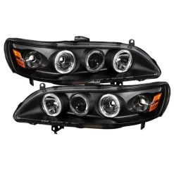 Spyder Automotive Halo Projector Headlights 8 Spyder Automotive Halo Projector Headlights -Auto Parts Store spyder pro yd ha98 am bk 16