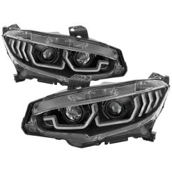 Spyder Automotive Apex Series LED Headlights 7 Spyder Automotive Apex Series LED Headlights -Auto Parts Store spyder pro yd hc16ap seq bk 6