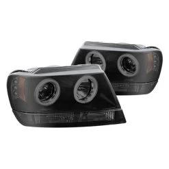 Spyder Automotive CCFL Halo LED Projector Headlights