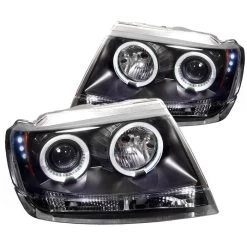 Spyder Automotive Halo LED Projector Headlights 8 Spyder Automotive Halo LED Projector Headlights -Auto Parts Store spyder pro yd jgc99 hl bk 16