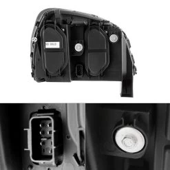 Xtune Crystal Headlights 8 Xtune Crystal Headlights -Auto Parts Store xtune hd jh caddev00 am bk other view 2